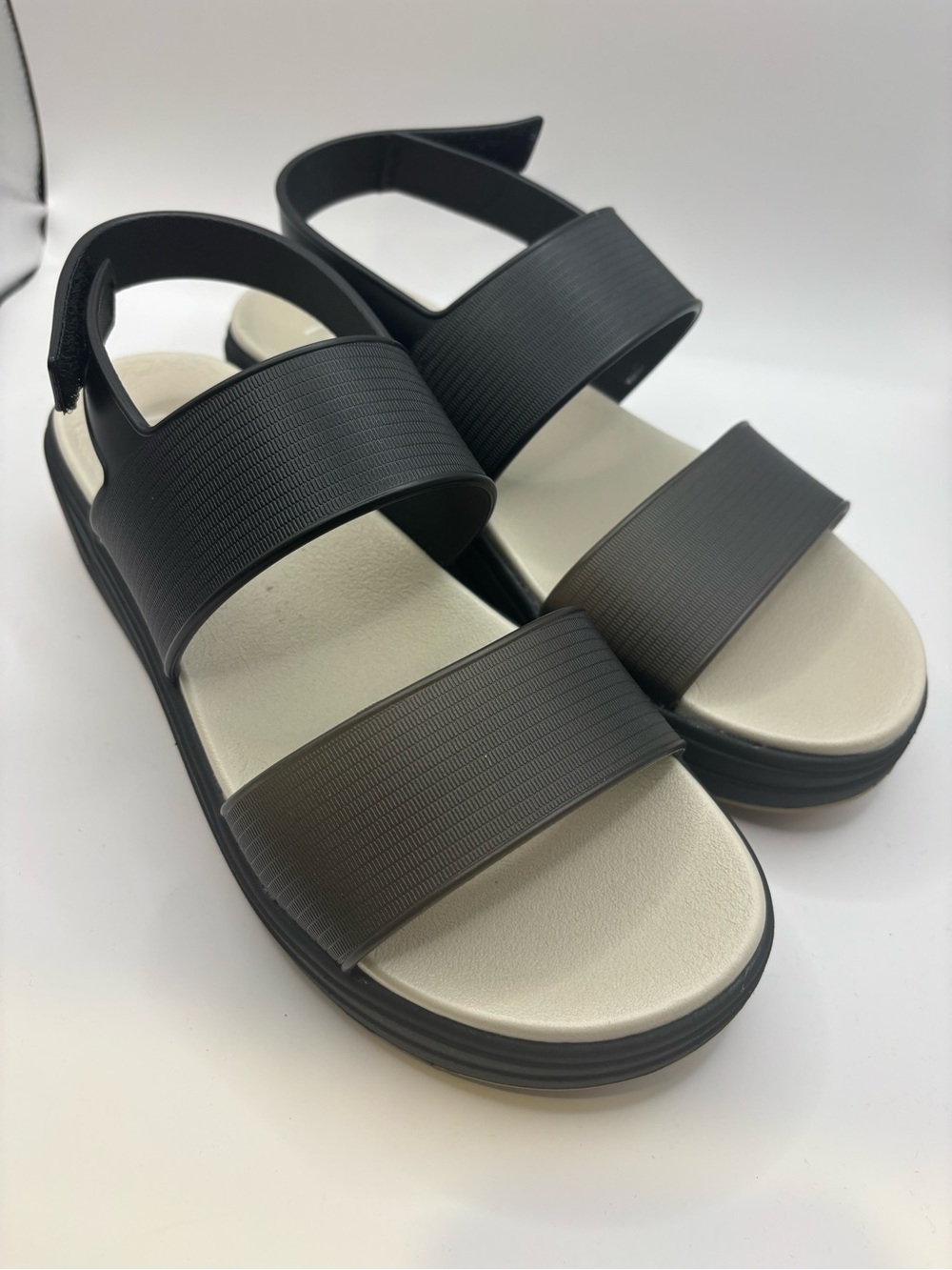Ryka Women’s Black Strappy Comfort Sandals - Picture 2 of 3